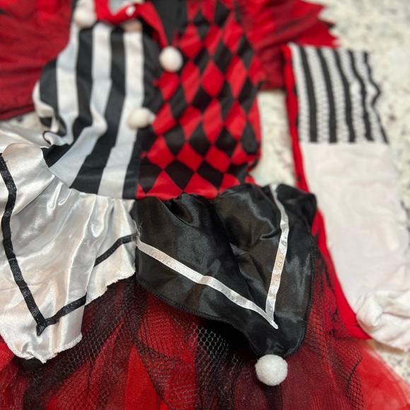 Kids Horror Harlequin Costume - Picture 2 of 5